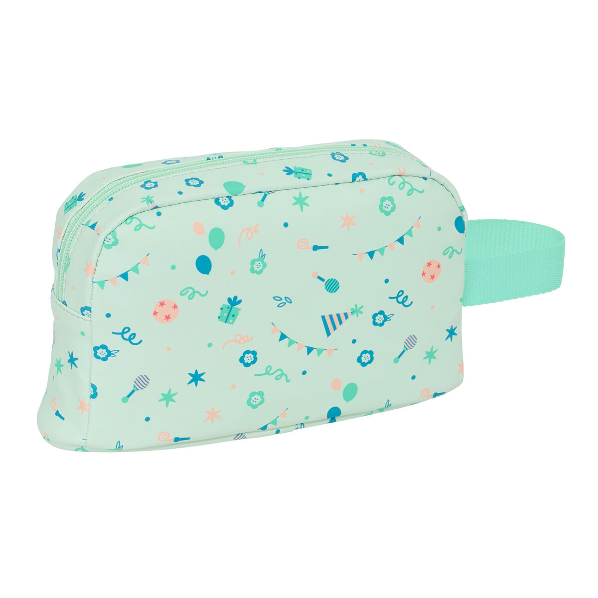 Portameriendas Térmico Safta Fiesta Verde 21,5 x 12 x 6,5 cm